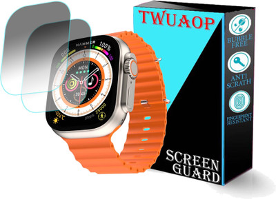 TWUAOP Screen Guard for HAMMER ACE ULTRA SMARTWATCH(Pack of 2)