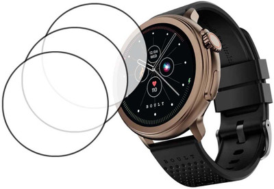 MOKPLZ Screen Guard for BOULT CROWN R SMARTWATCH(Pack of 3)