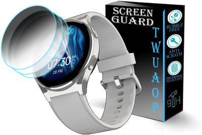 TWUAOP Screen Guard for NOISEFIT NOVA SMARTWATCH(Pack of 3)