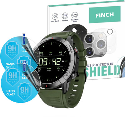 KANCHA Screen Guard for FIRE BOLTT MARSHAL SMARTWATCH(Pack of 2)