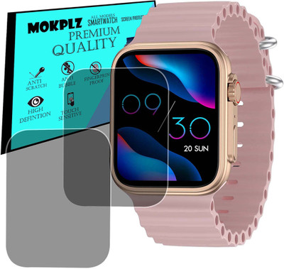 MOKPLZ Screen Guard for FIRE BOLTT EDGE SMARTWATCH(Pack of 2)