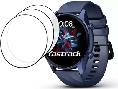 AHWAVEEDA Screen Guard for FASTRACK OPTIMUSSMART WATCH SCREEN GUARD (P-3)(Pack of 3)