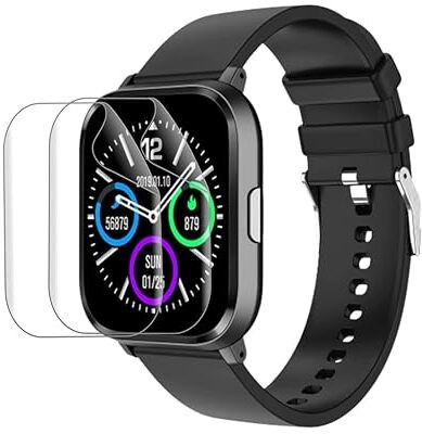 LIGHTWINGS Screen Guard for Fire Boltt Ninja 2 Smart Watch(Pack of 2)