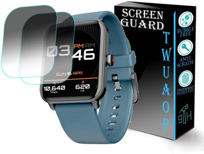 TWUAOP Screen Guard for BOAT WAVE SIGMA SMARTWATCH(Pack of 2)