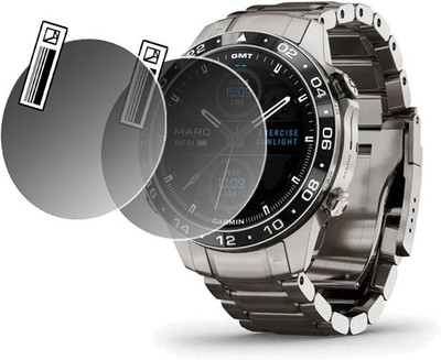 HIDEOUS Screen Guard for Garmin MARQ Aviator Gen 2(Pack of 2)