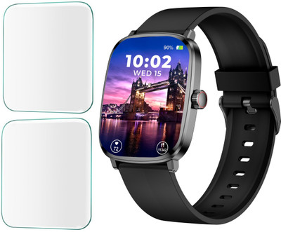 CUBES Screen Guard for BeatXP Unbound Era 2.01 Inch Smart Watch, | Soft and Flexible | Touch Sensitive | Unbreakable | Ultra Thin High Grade Hydrogel TPU Film ( Not a Tempered Glass )(Pack of 2)