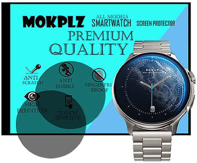 MOKPLZ Screen Guard for BOULT CROWN R PRO SMARTWATCH(Pack of 2)