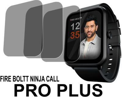 TWUAOP Screen Guard for FIRE BOLTT NINJA CALL PRO PLUS(Pack of 3)