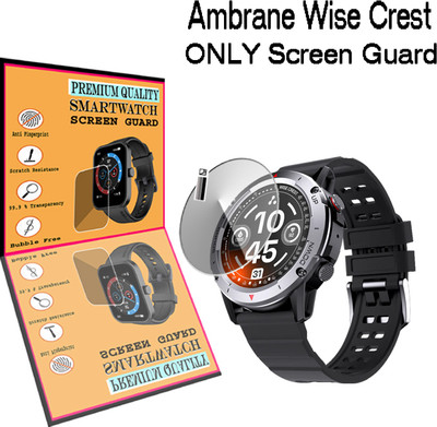 daffin Screen Guard for Ambrane Wise Crest(Pack of 1)