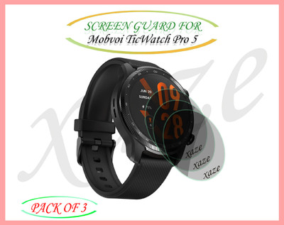 XAZE Screen Guard for Mobvoi TicWatch Pro 5 Smartwatch(Pack of 2)