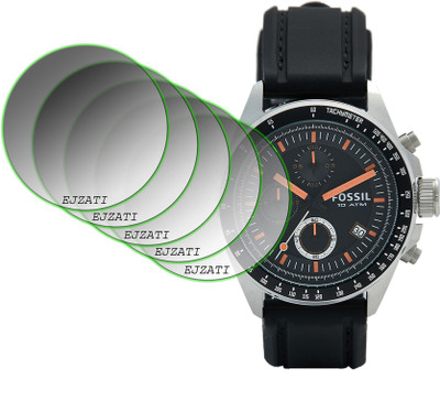 EJZATI Screen Guard for FOSSIL CH2647 DECKER ANALOG WATCH(Pack of 5)