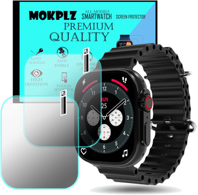 MOKPLZ Screen Guard for PEBBLE CREST 2.02 SMARTWATCH(Pack of 2)