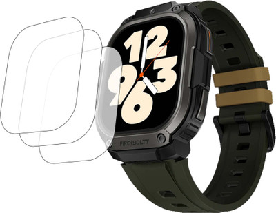 TWUAOP Screen Guard for FIRE BOLTT CLICKK SMARTWATCH SCREEN GUARD(Pack of 3)