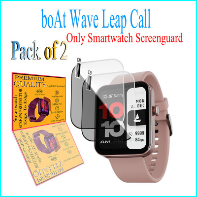 daffin Screen Guard for boAt Wave Leap Call(Pack of 2)