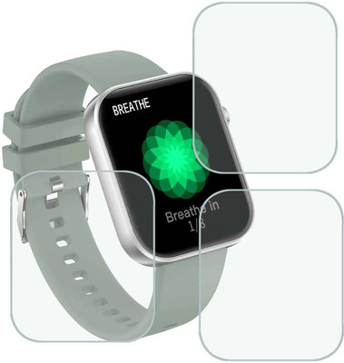 MOKPLZ Screen Guard for ZEBRONICS UNBEATABLE 2 SMARTWATCH(Pack of 3)