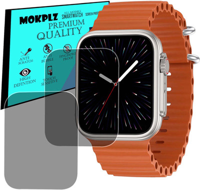 MOKPLZ Screen Guard for FIRE BOLTT EDGE SMARTWATCH(Pack of 2)