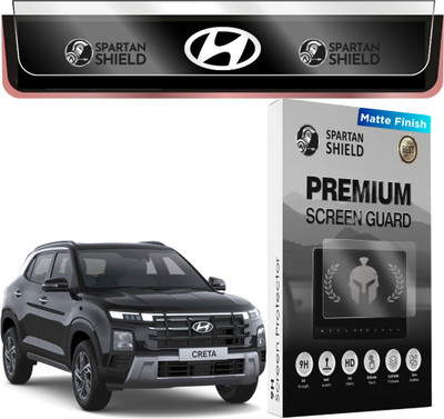 spartan shield Screen Guard for MATTE SCREEN GUARD For NEW HYUNDAI CRETA 2024 FACELIFT || DUAL FULL TOUCHSCREEN INFOTAINMENT Display Protector || Creta Car Music System Accessory [Not Tempered Glass](Pack of 1)