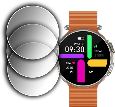 EJZATI Screen Guard for FIRE BOLTT ASTEROID SMARTWATCH, SCREEN GUARD(Pack of 3)