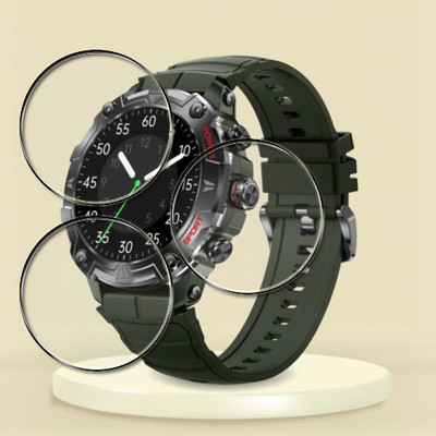 tombik Impossible Screen Guard for h8-Cult Shock X Smartwatch(Pack of 3)