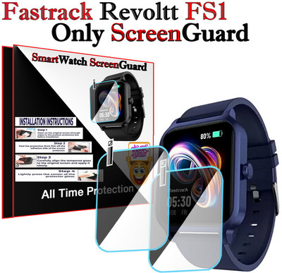 HIDEOUS Screen Guard for Fastrack Revoltt FS1(Pack of 2)