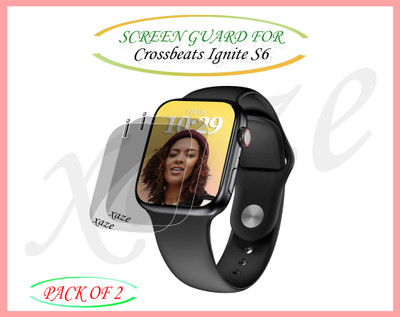 XAZE Screen Guard for Crossbeats Ignite S6 Smartwatch(Pack of 2)