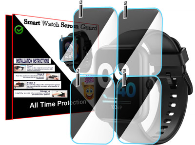 HIDEOUS Screen Guard for DIZO Watch D Plus.(Pack of 4)