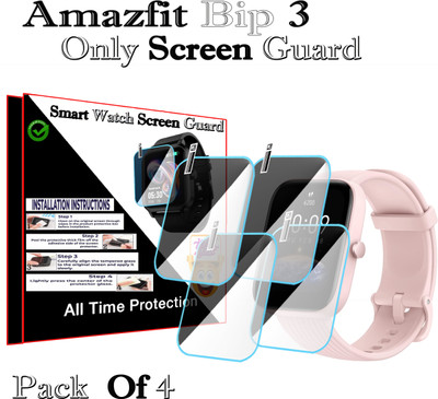 HIDEOUS Screen Guard for Amazfit Bip 3(Pack of 2)