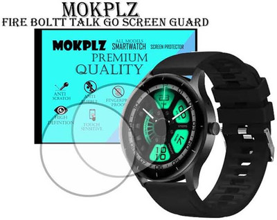 MOKPLZ Screen Guard for FIRE BOLTT TALK GO SMARTWATCH(Pack of 2)