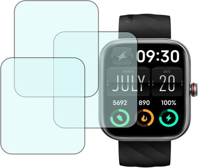 GPTECK Screen Guard for Fastrack Kruz+ Smart Watch Screen Guard(Pack of 3)