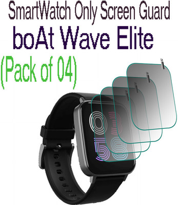 HIDEOUS Screen Guard for boAt Wave Elite(Pack of 4)