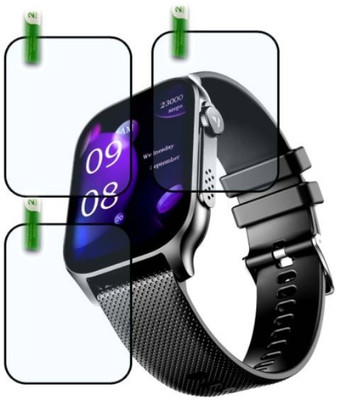 DOWRVIN Screen Guard for BOAT ULTIMA EMBER 1.96 SMART WATCH SCREEN GUARD (P-3)(Pack of 3)