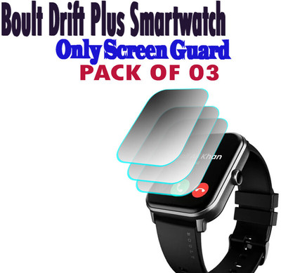 daffin Screen Guard for Boult Drift+(Pack of 3)