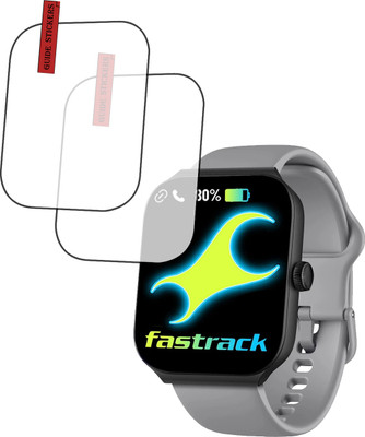 ejzatex Screen Guard for FASTRACK REVOLTT FS1 MAX SMARTWATCH, SCREEN GUARD(Pack of 2)