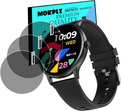 MOKPLZ Screen Guard for FIRE BOLTT NINJA TALK SMARTWATCH(Pack of 3)