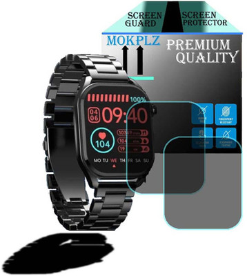 MOKPLZ Screen Guard for PEBBLE COSMOS VOGUE SMARTWATCH(Pack of 2)