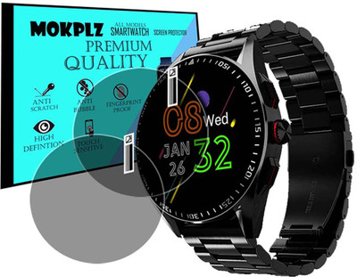 MOKPLZ Screen Guard for FIRE BOLTT INVINCIBLE PLUS SMARTWATCH(Pack of 2)