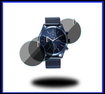 HANS LSR Screen Guard for TITAN ANALOG BLUE DIAL(Pack of 3)