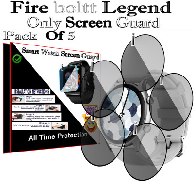 daffin Screen Guard for Fire Boltt Legend(Pack of 5)