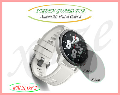 XAZE Screen Guard for Xiaomi Mi Watch Color 2(Pack of 2)