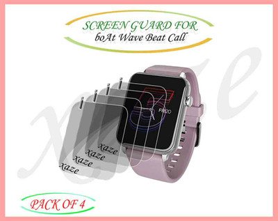 XAZE Screen Guard for boAt Wave Beat Call Smartwatch(Pack of 4)