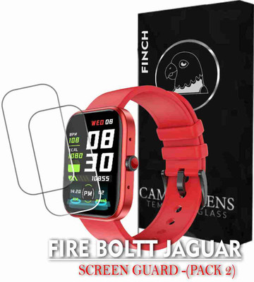 Olonga Screen Guard for FIRE BOLTT JAGUAR SMARTWATCH(Pack of 2)