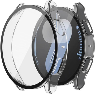 LNKART Screen Guard for Galaxy Watch 7 44mm, Hard PC Screen Protector Case for Galaxy Watch 7 44mm, Anti-Slip Ultra-Thin Scratch Resistant Cover with Tempered Glass for Galaxy Watch7, Transparent(Pack of 1) LNKART Screen Guard for Galaxy Watch 7 44mm, Hard PC Screen Protector Case for Galaxy Watch 7 44mm, Anti-Slip Ultra-Thin Scratch Resistant Cover with Tempered Glass for Galaxy Watch7, Transparent(Pack of 1)