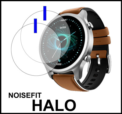 TWUAOP Screen Guard for NOISE FIT HALO SMARTWATCH(Pack of 2)