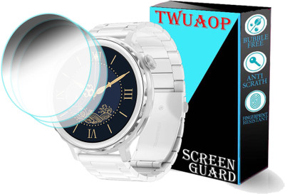 TWUAOP Screen Guard for PEBBLE DIVA SMARTWATCH(Pack of 3)