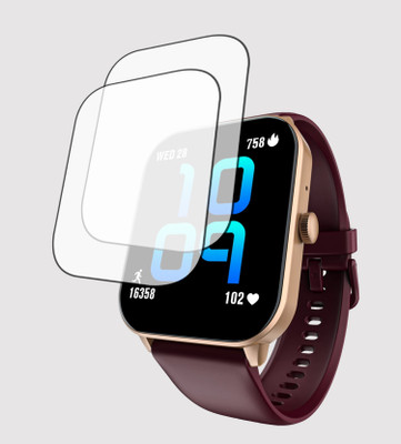 ejzatex Screen Guard for NOISEFIT COLORFIT QUBE 2 SMARTWATCH, SCREEN GUARD(Pack of 2)