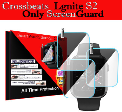 HIDEOUS Screen Guard for Crossbeats Ignite S2(Pack of 3)