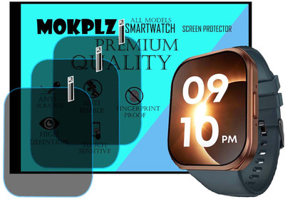 MOKPLZ Screen Guard for FASTRACK REVOLTT FS1 PLUS SMARTWATCH(Pack of 3)
