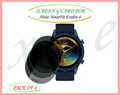 XAZE Screen Guard for Noise NoiseFit Evolve 4 Smartwatch(Pack of 4)