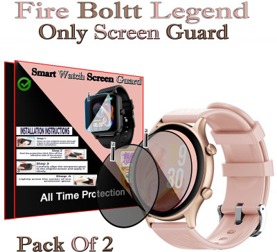 HIDEOUS Screen Guard for Fire Boltt Legend(Pack of 2)