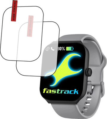 EJZATI Edge To Edge Screen Guard for FASTRACK REVOLTT FS1 MAX SMARTWATCH, SCREEN GUARD(Pack of 2)
